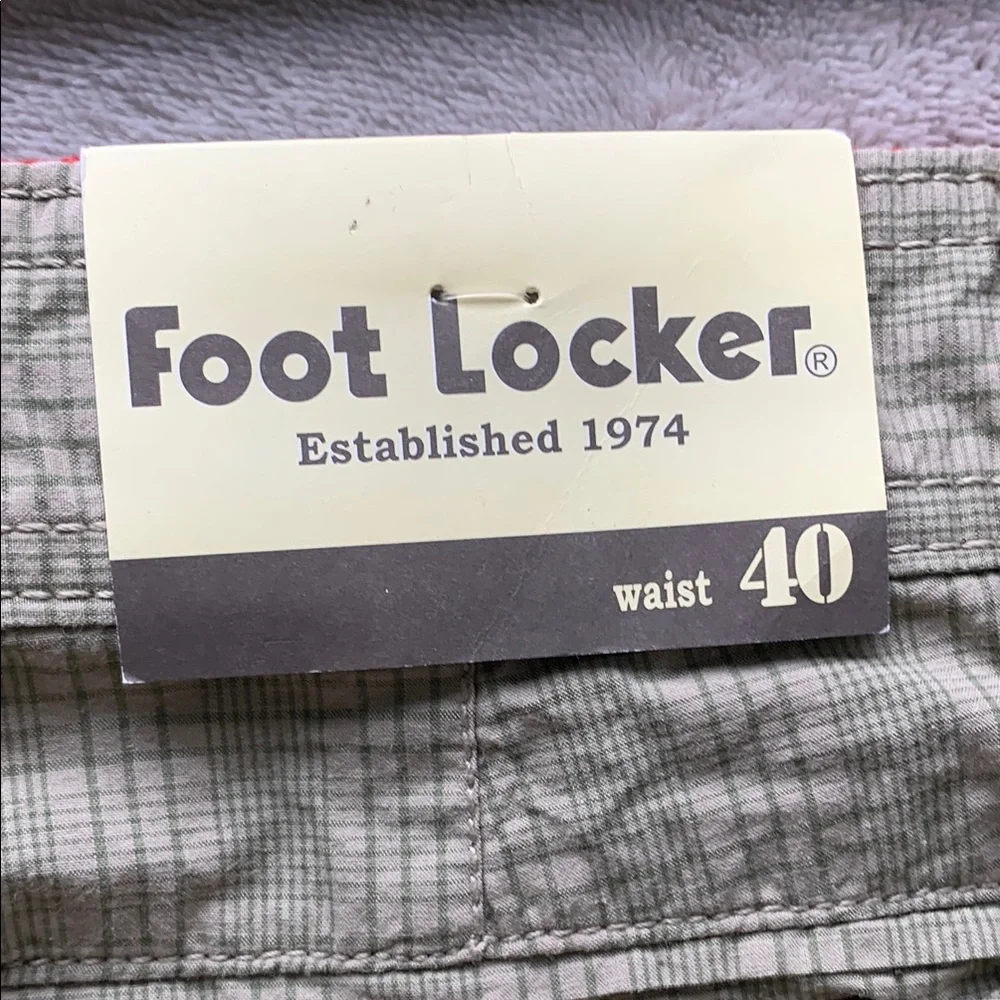 FOOT LOCKER | 40 MEN VTG TACTICAL CARGO SHORTS | TAN KHAKI 69778